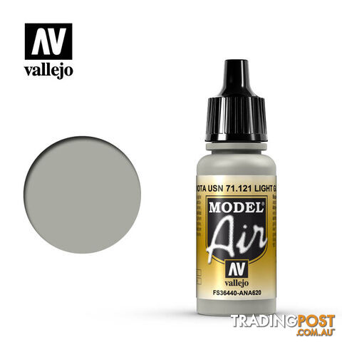 VALLEJO MODEL AIR ACRYLIC PAINT USAF LIGH GREY 71121 - VALLEJO