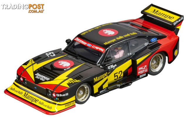 Carrera EVO 1:32 Ford Capri Zakspeed Turbo Mampe Team No.52 slot car also suits  scalextric - CARRERA - Does not apply