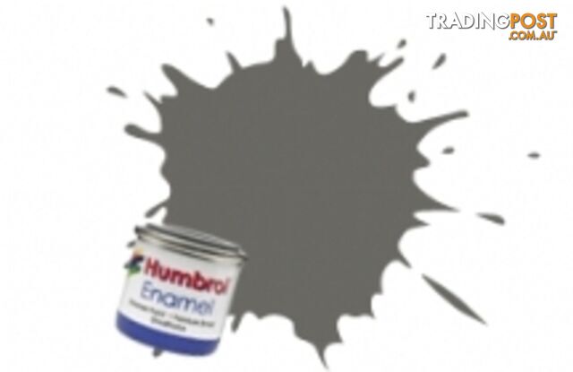 224   HUMBROL ENAMEL PAINT DARK SLATE GREY MATT - HUMBROL