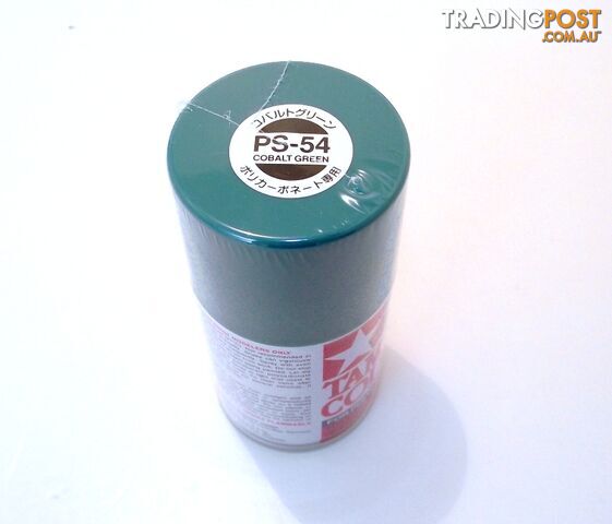 PS-54 TAMIYA POLYCARBONATE SPRAY PAINT COBALT GREEN - TAMIYA PAINTS &...