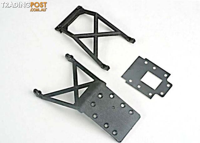 4133 (PART) TRAXXAS SKID PLATES F & R - TRAXXAS PARTS