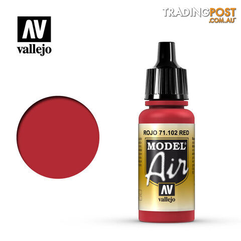 VALLEJO MODEL AIR ACRYLIC PAINT RED RLM 23 71102 - VALLEJO
