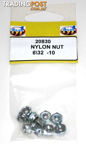 TY1 NYLON NUT 6/32 - 10