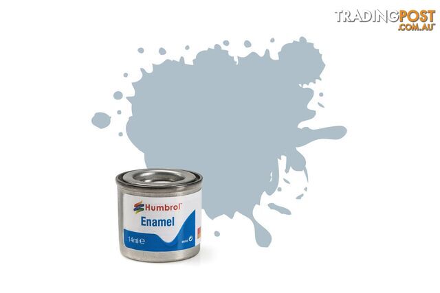 127   HUMBROL ENAMEL PAINT US GHOST GREY SATIN - HUMBROL