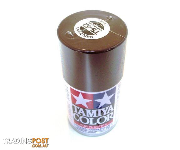 TS-62 TAMIYA ACRYLIC SPRAY PAINT NATO BROWN - TAMIYA PAINTS & Accessories