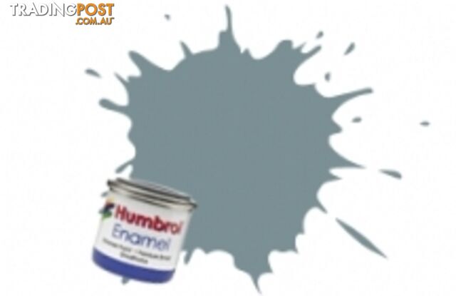 87   HUMBROL ENAMEL PAINT STEEL GREY MATT - HUMBROL