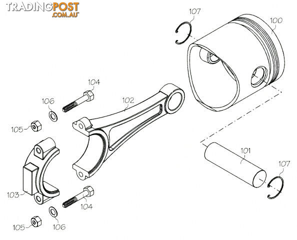 F5101 (YS ENGINE PART) CRANK CASE YS53