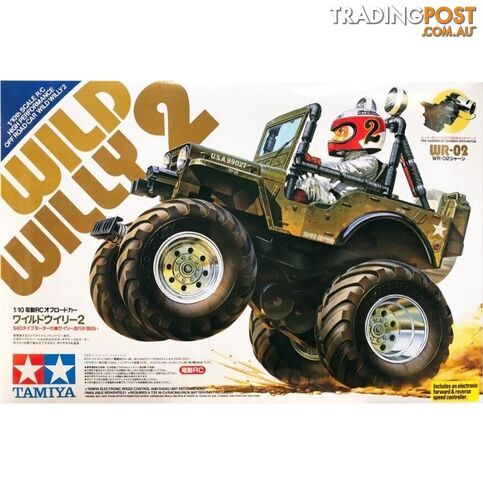 Tamiya Wild Willy 1/10 Scale 2WD Off-Road RC Kit 13800 - Does not apply