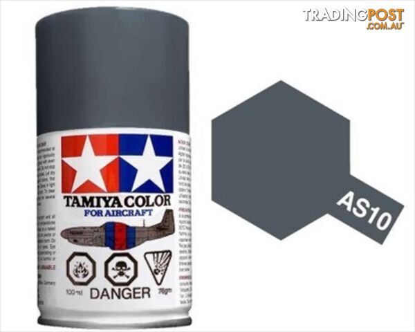 AS-10 TAMIYA ACRYLIC SPRAY PAINT 100ml (Aircraft) OCEAN GRAY - TAMIYA PAINTS &amp; Accessories