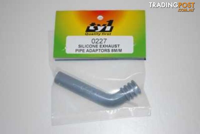 TY1 SILICONE EXHAUST DEFLECT 8MM TY227 - TY1