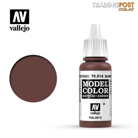 VALLEJO MODEL COLOR UMBER RED 17ML AV70814 - VALLEJO
