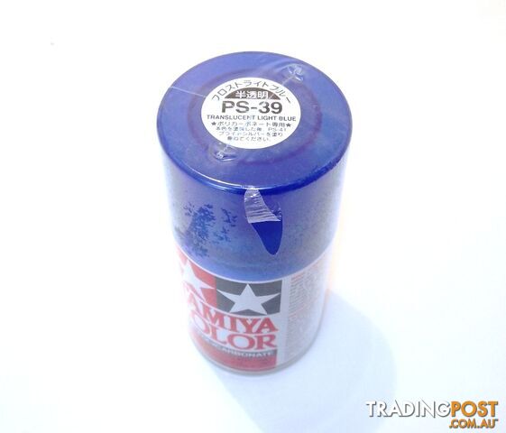 PS-39 TAMIYA POLYCARBONATE SPRAY PAINT TRANSLUCENT LIGHT BLUE - TAMIYA PAINTS &...
