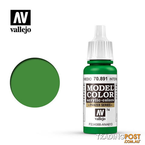 VALLEJO MODEL COLOR INTERMEDIATW GREEN AV70891 - VALLEJO