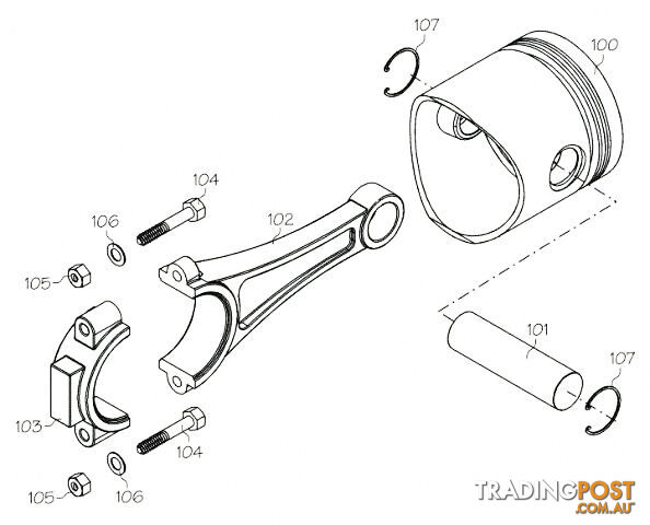F1229 (YS ENGINE PART) DISC VALVE SCREW SET