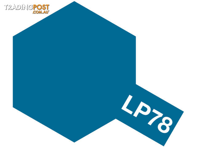 LP-78 TAMIYA LACQUER PAINT FLAT BLUE 10ml - TAMIYA PAINTS & Accessories