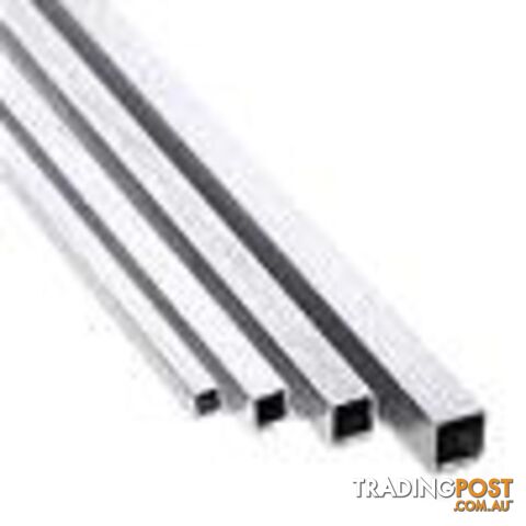 K&S METAL #83013 ALUMINIUM SQUARE TUBE .014 WALL (12IN LENGTHS) 3/16IN (1 TUBE...