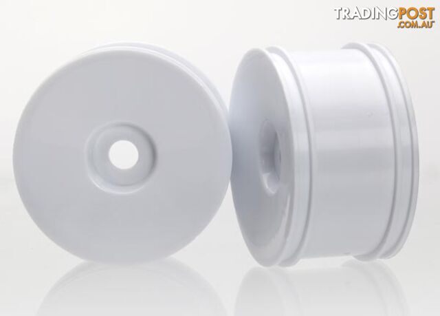 6474 (PART) TRAXXAS WHEELS DISHED WHITE FRON - TRAXXAS PARTS