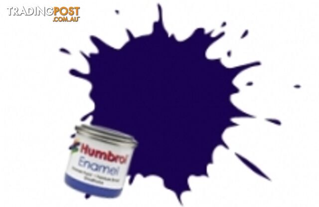 68 HUMBROL ENAMEL PAINT PURPLE GLOSS - HUMBROL