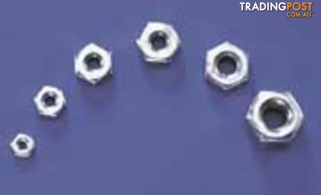 DUBRO 560 2/56 NUTS STEEL HEX QTY4 - DUBRO