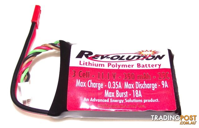 REVOLUTION LIPO 350MAH 11.1V 25C