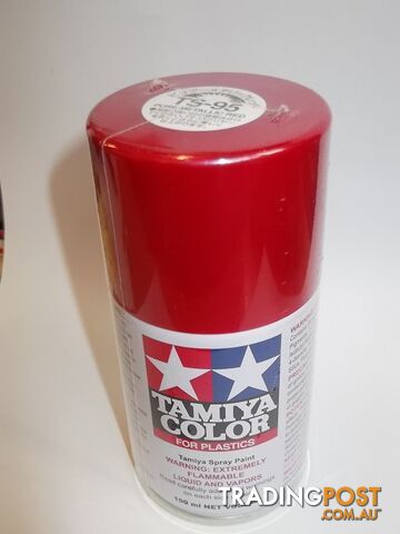 TS-95   TAMIYA ACRYLIC PAINT PURE METALLIC RED - TAMIYA PAINTS &amp; Accessories