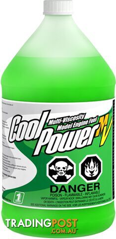 COOL POWER FUEL 25% NITRO 18% MULTI VISCOSITY SYNTHETIC OIL 3.78LT - COOL POWER,MORGAN FUEL - photo 1 of 1