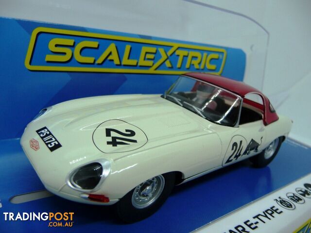 Scalextric C4232 Jaguar E Type Goodwood Revival Adrian Newey slot car also suits...