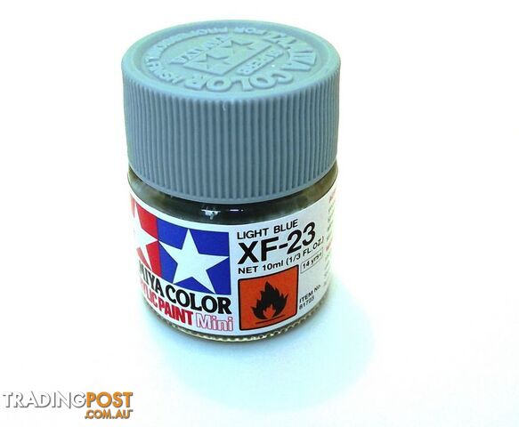 XF-23 TAMIYA ACRYLIC PAINT FLAT LIGHT BLUE - TAMIYA PAINTS & Accessories