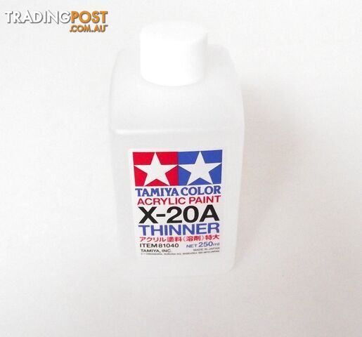 TAMIYA THINNERS X20A EXTRA LARGE 250ML - TAMIYA PAINTS & Accessories