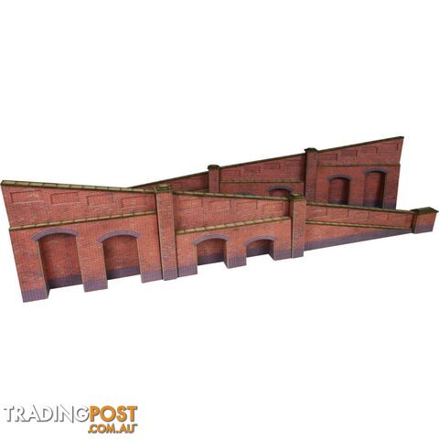 METCALFE PO248 TAPERED RETAINING WALL RED BRICK - METCALFE