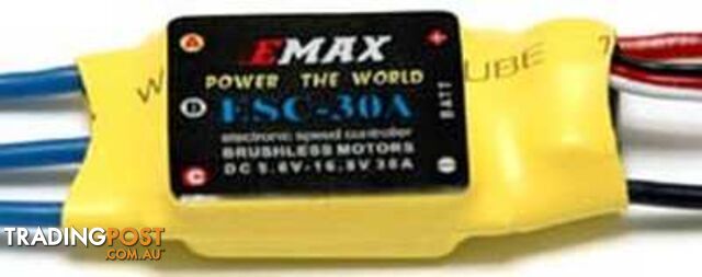 ESC 30Amp Speed Controller With/BEC Emax - EMAX