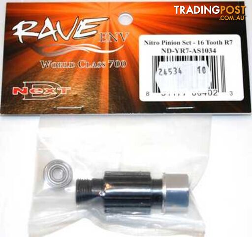 NITRO PINION SET - 16 TOOTH R7
