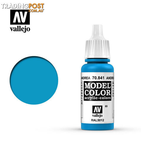 VALLEJO MODEL COLOR ANDREA BLUE 17ML AV70841 - VALLEJO