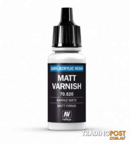 VALLEJO MODEL COLOR ACRYLIC PAINT MATT VARNISH 70520 - VALLEJO