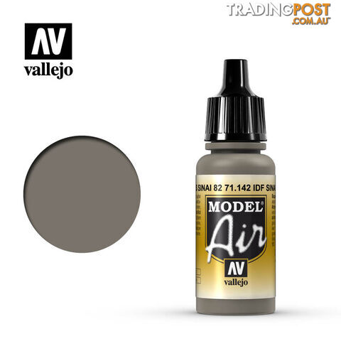 VALLEJO MODEL AIR ACRYLIC PAINT IDF SINAI GREY 71142 - VALLEJO