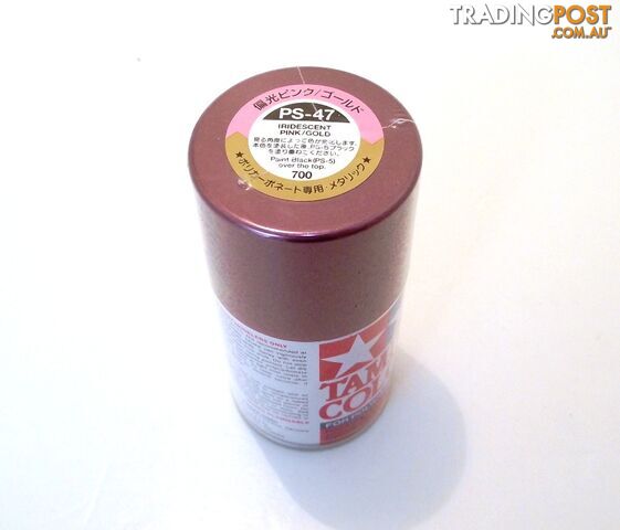 PS-47 TAMIYA POLYCARBONATE SPRAY PAINT PINK/GOLD - TAMIYA PAINTS & Accessories