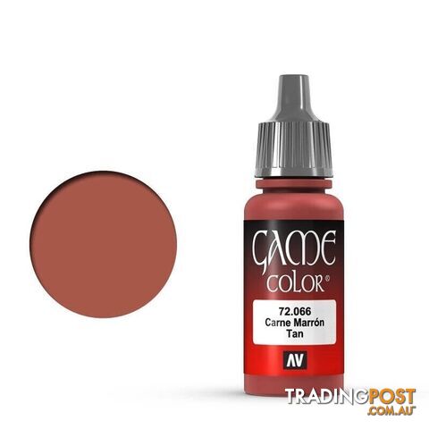 VALLEJO GAME 72066 Color Tan 17ml Acrylic Paint