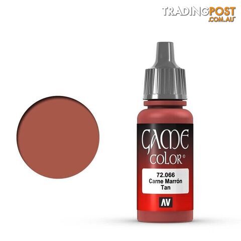 VALLEJO GAME 72066 Color Tan 17ml Acrylic Paint