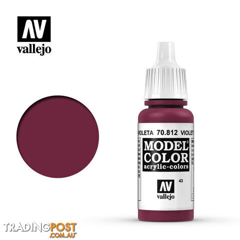 VALLEJO MODEL COLOR VIOLET RED 17ML AV70812 - VALLEJO