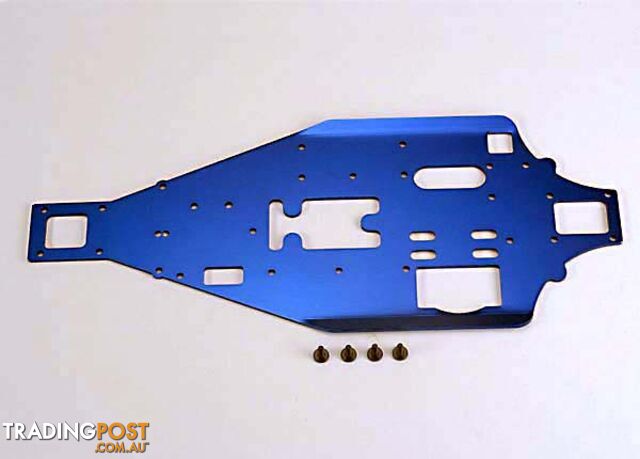 4822 (PART) TRAXXAS LOWER CHASSIS 2.5MM ALUM - TRAXXAS PARTS