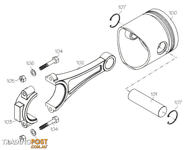 F5140 (YS ENGINE PART) PUSHROD SET YS53