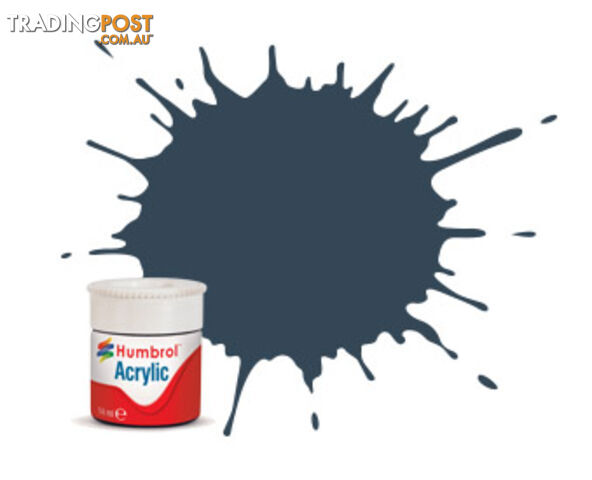 245 HUMBROL ACRYLIC PAINT GRAUGRUN MATT 14ml - HUMBROL