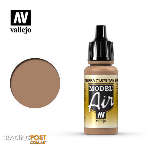 VALLEJO MODEL AIR ACRYLIC PAINT FLAT TAN 71079 - VALLEJO