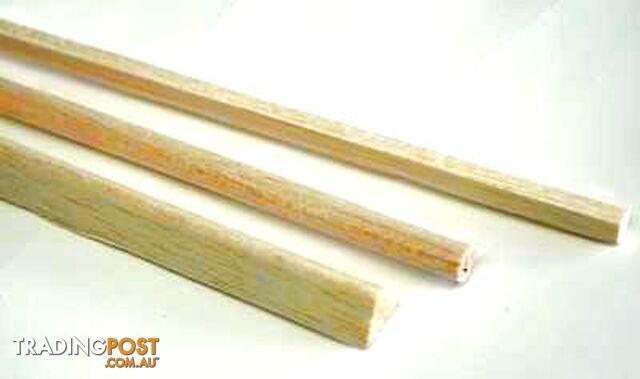 BALSAWOOD SQUARE 1X1 25X25X915 ORANGE