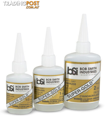 BOB SMITH SUPER GOLD ODORLESS THIN CA 1/2oz BSI121 - BOB SMITH INDUSTRIES