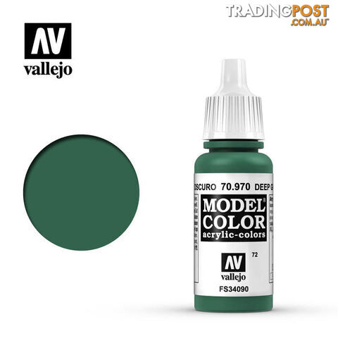 VALLEJO MODEL COLOR DEEP GREEN 17ML AV70970 - VALLEJO