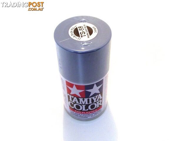 TS-58   TAMIYA ACRYLIC SPRAY PAINT  PEARL LIGHT BLUE - TAMIYA PAINTS &amp; Accessories