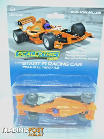 Scalextric C4114 START F1 Racing Car Team Full Throttle slot car also suits Carrera - SCALEXTRIC - Does not apply