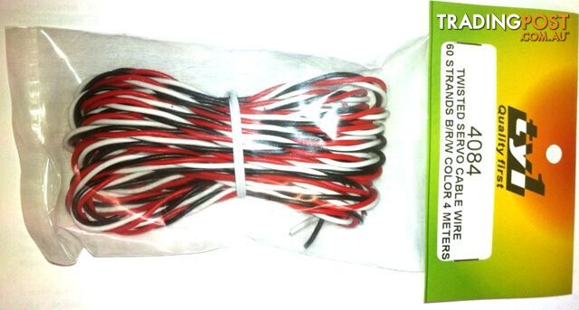 TY1 TWISTED SERVO LEAD WIRE 4M TY4084 - TY1
