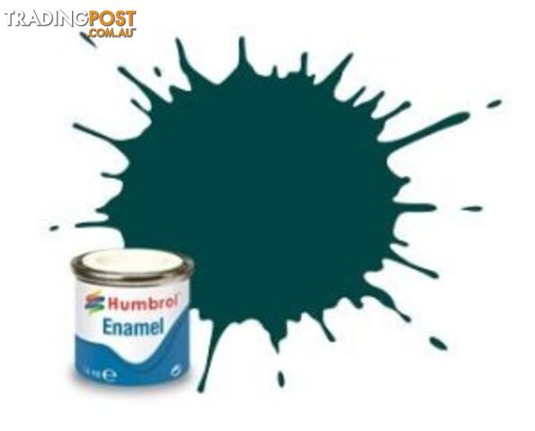 239 HUMBROL ENAMEL PAINT BRITISH RACING GREEN GLOSS - HUMBROL